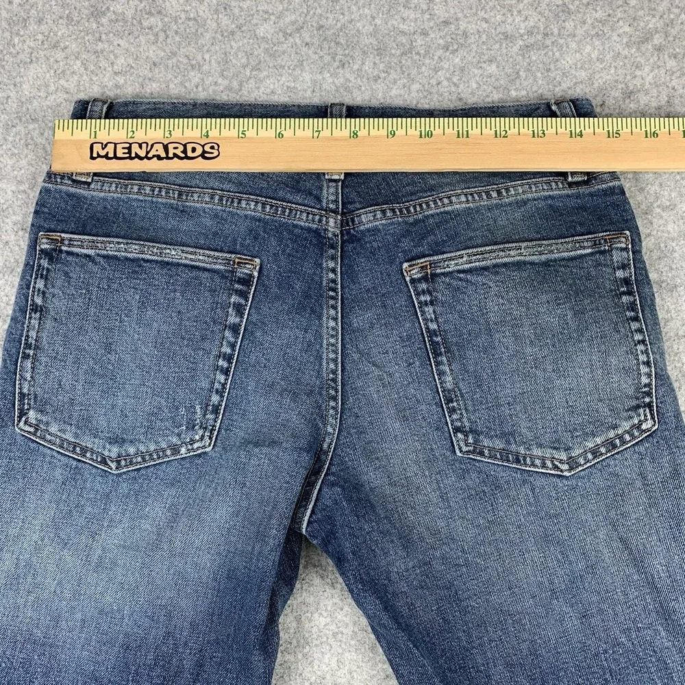 Outerknown Jeans Men 28x30 SEA Local Straight Whiskered Medium Wash Cotton
